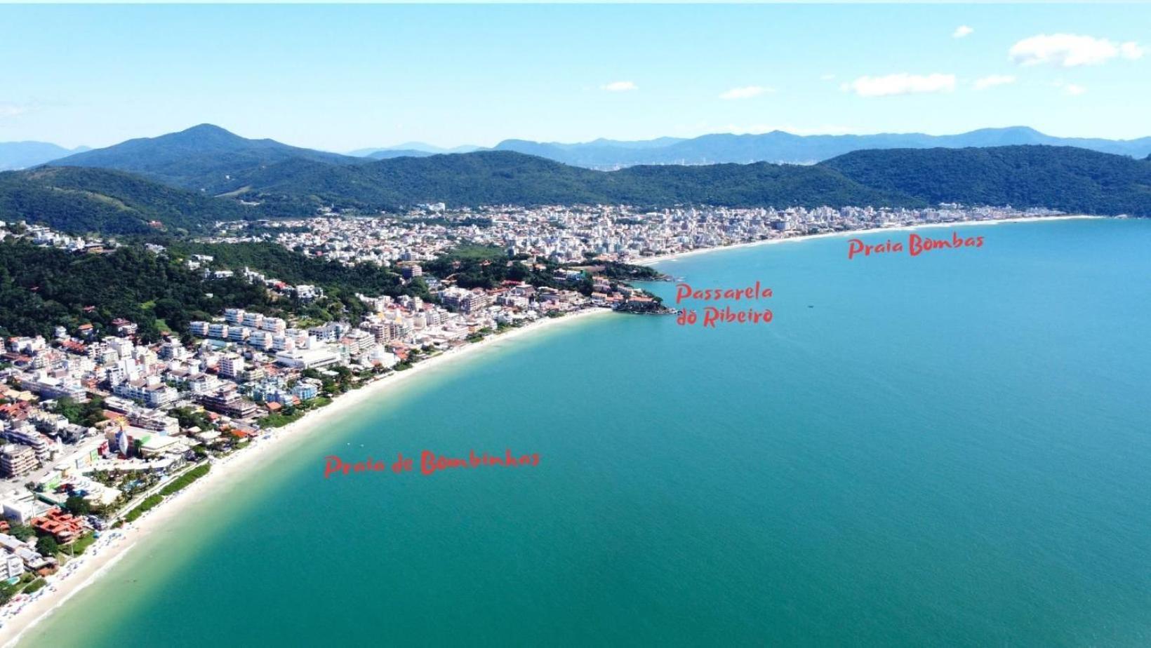 1083 - Apartamento Com Vista Para O Mar Em 봄비나스 외부 사진