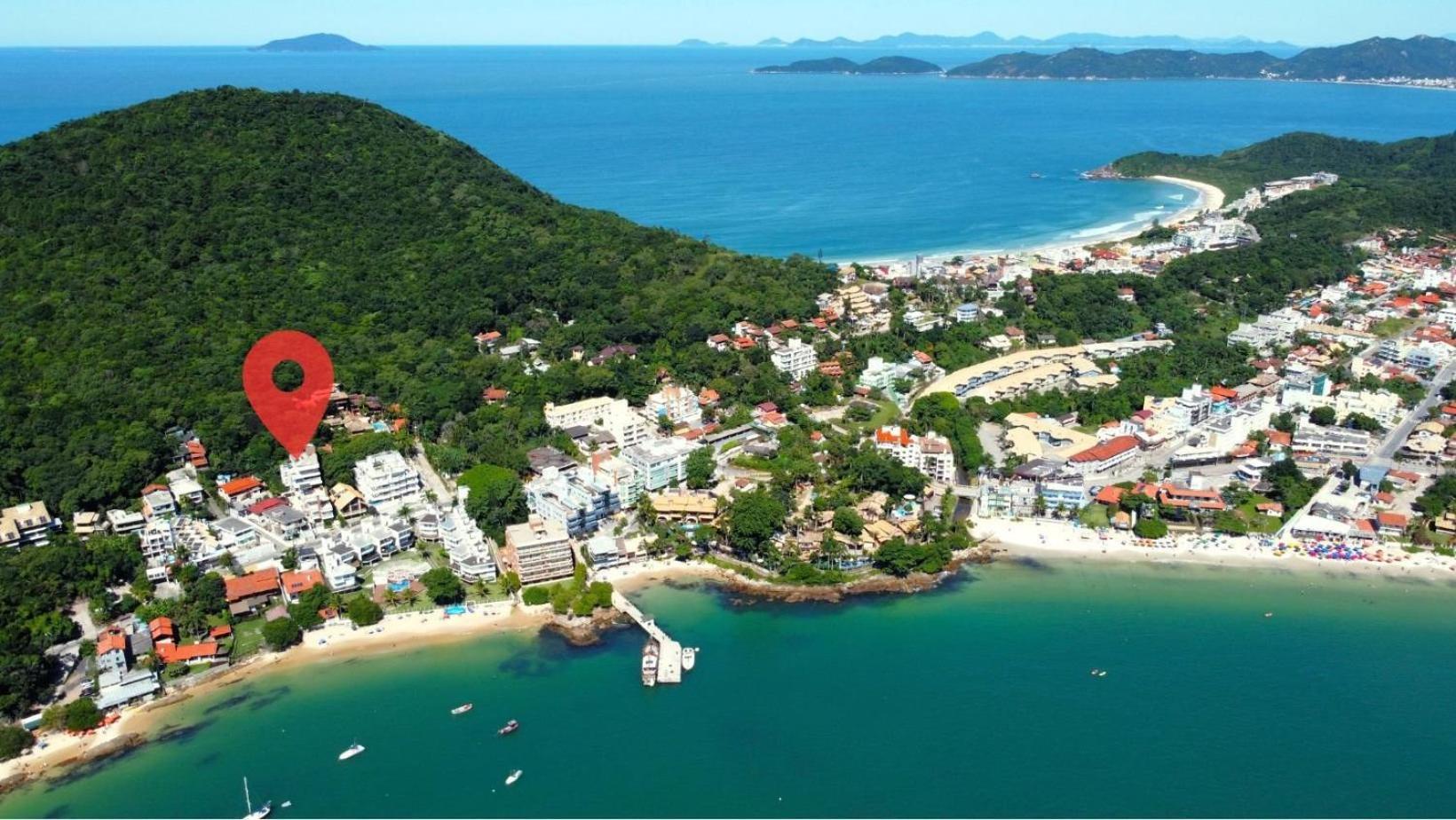 1083 - Apartamento Com Vista Para O Mar Em 봄비나스 외부 사진
